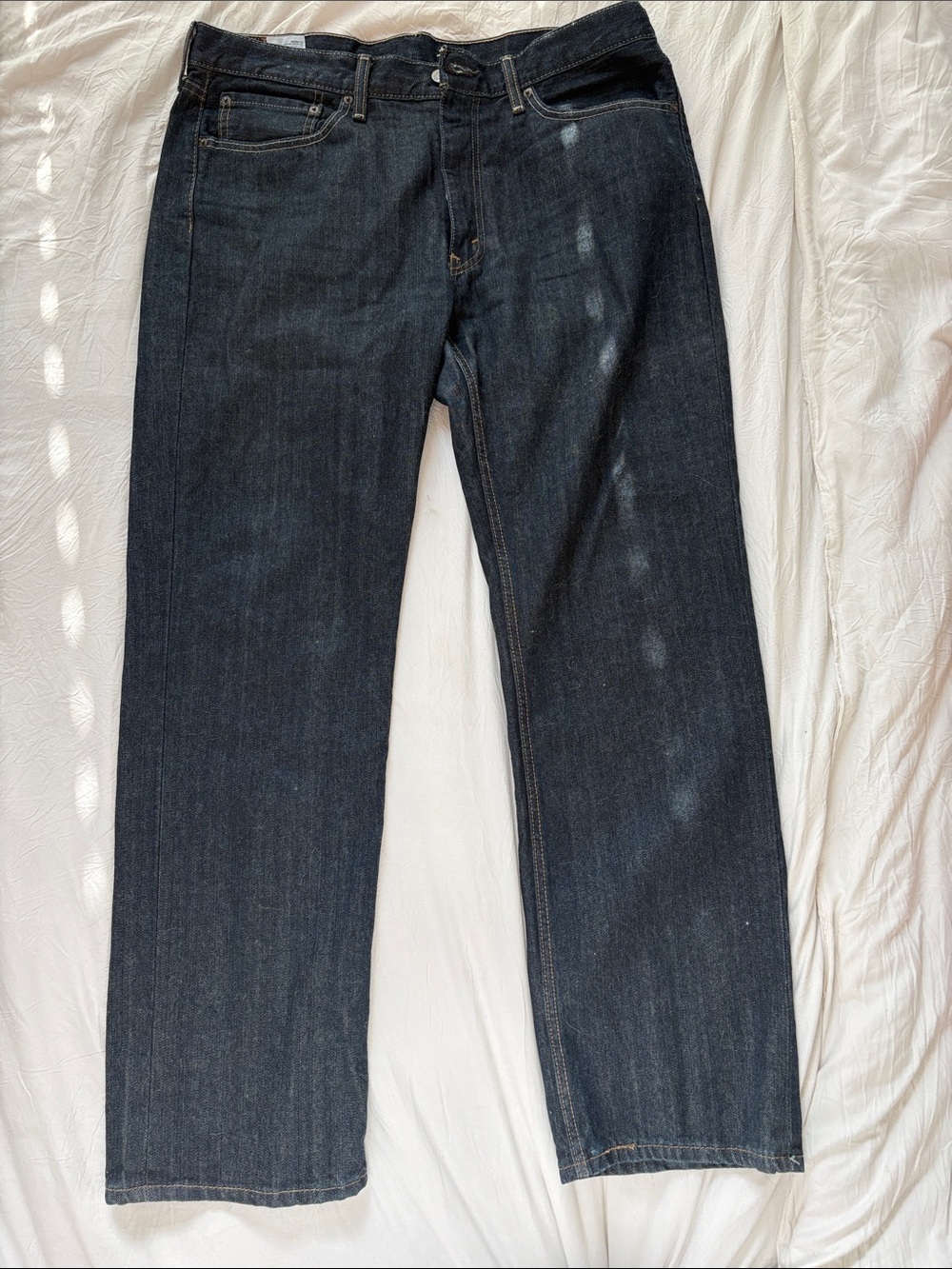 Levi Strauss 514 Men’s Jeans 36x30 Straight Fit Dark Wash Denim